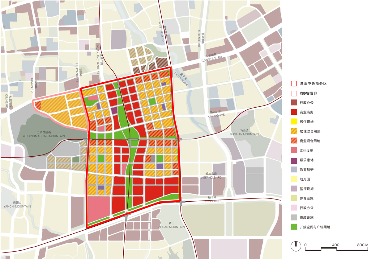 濟南(nán)中央商務區(qū)人(rén)防控制(zhì)性詳細規劃